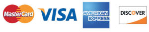 MasterCard, Visa, American Express, Discover accepted at B & G Equipment