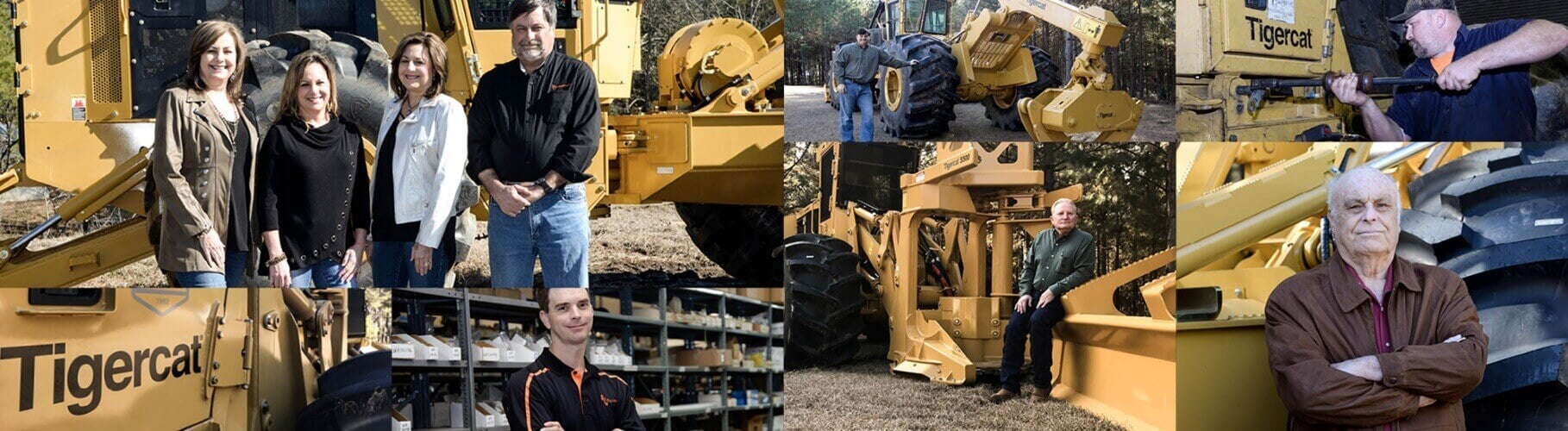 B & G Equipment Team Photo Collage Featuring W. J., Jeffrey, & Others