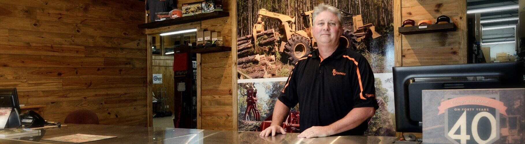 Jeff Lee at the Parts Counter